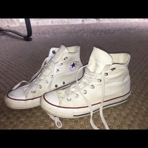 White High Top Converse, Chuck Taylor All Star